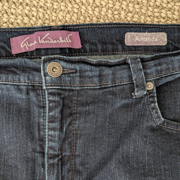Two Pairs of Gloria Vanderbilt "Amanda" Classic Straight-leg Jeans - EUC - Picture 4 of 11